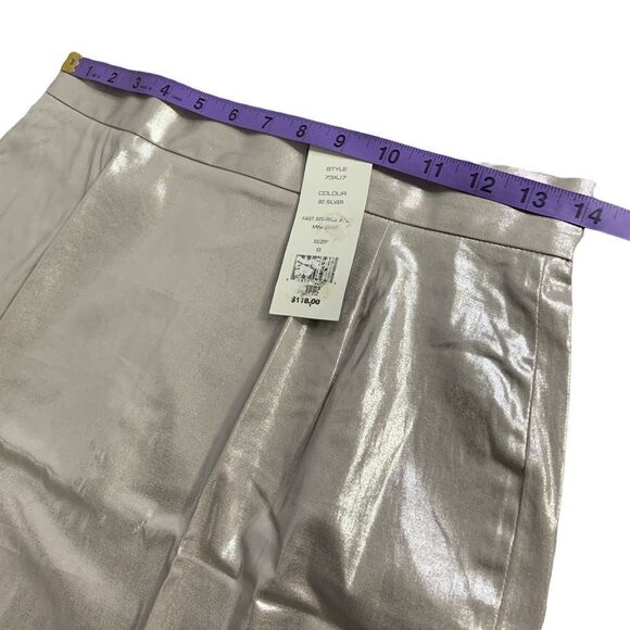 🚨 🆕 French Connection Fast Sparkle Babs Mini Skirt - Picture 9 of 11